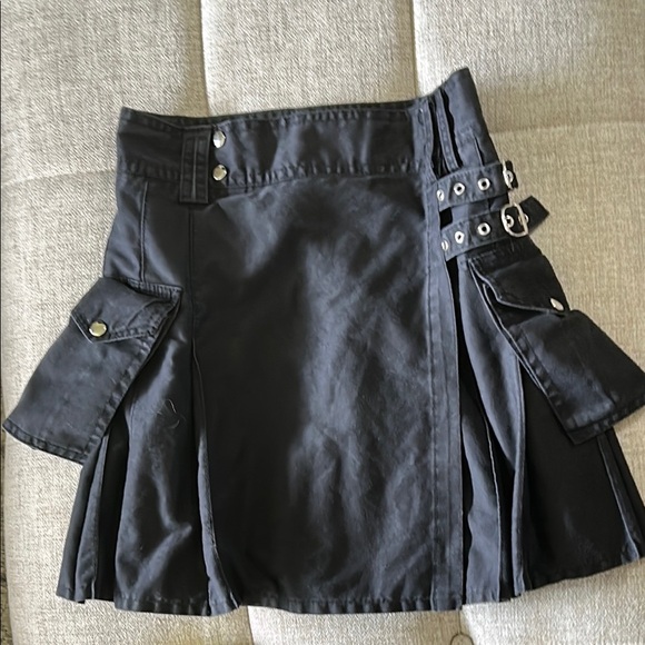 modern kilts Other - MODERN KILTS MENS 32 BLACK UTILITY CAGO POCKETS TRADITIONAL OUTFIT SCOTLAND